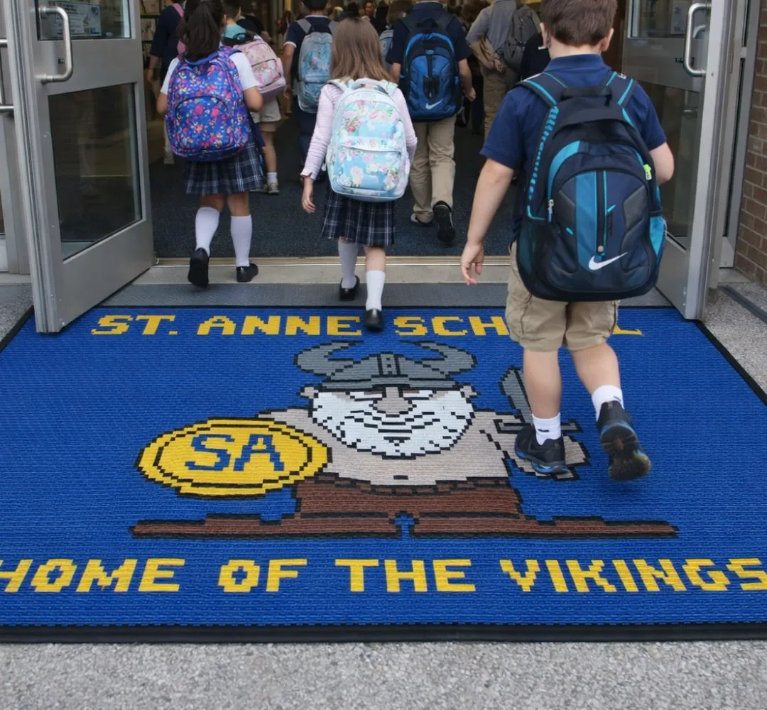 Vinyl-link-logo-mats-school-application