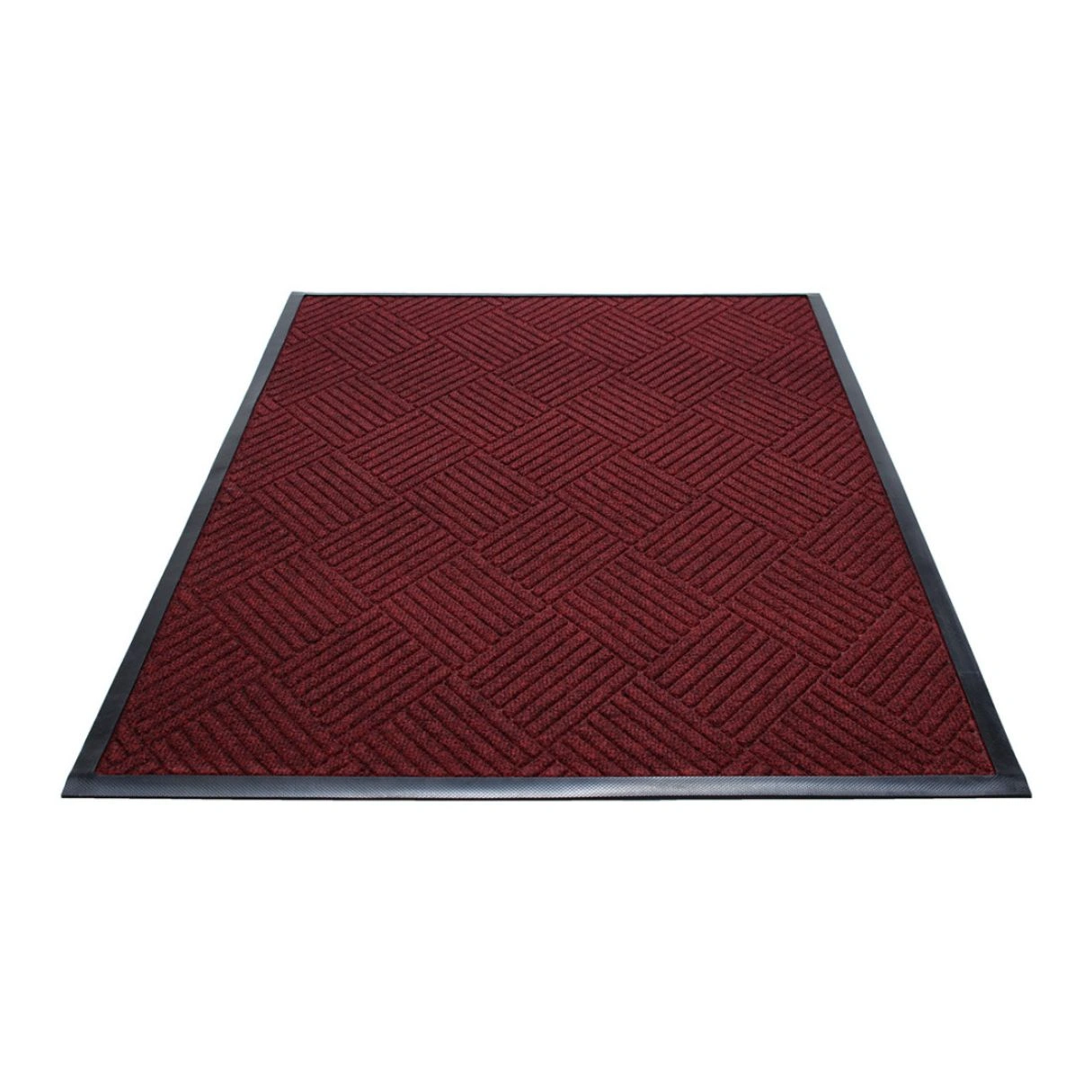Waterguard-Diamond-entrance-mat-isolated-burgundy