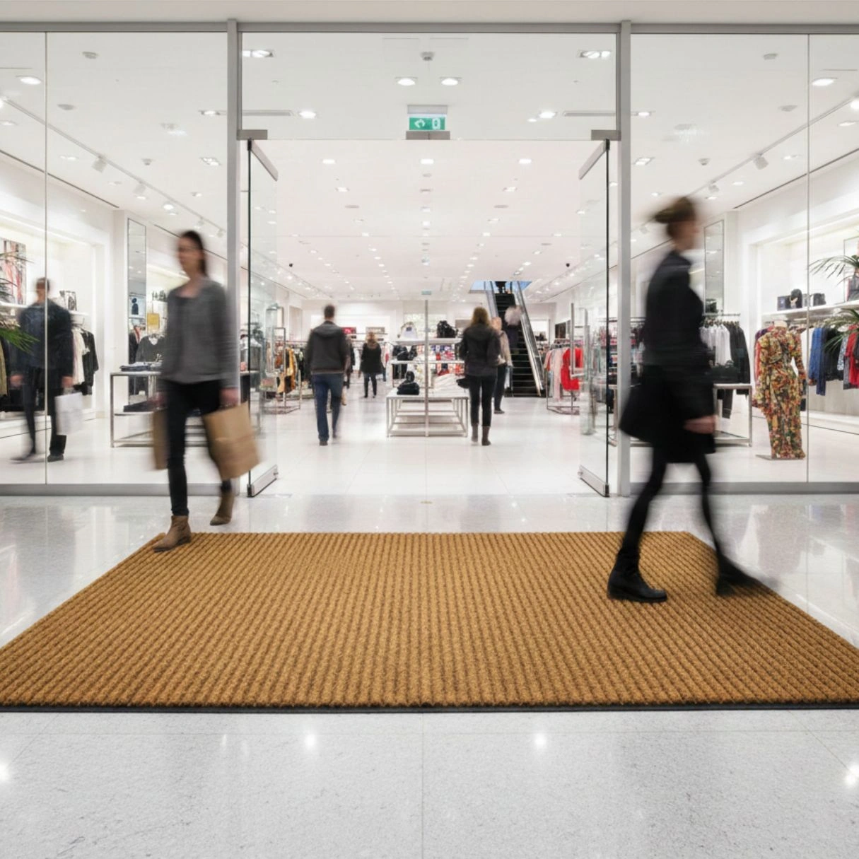 supreme-brush-entrance-mats-in-use-department-store-